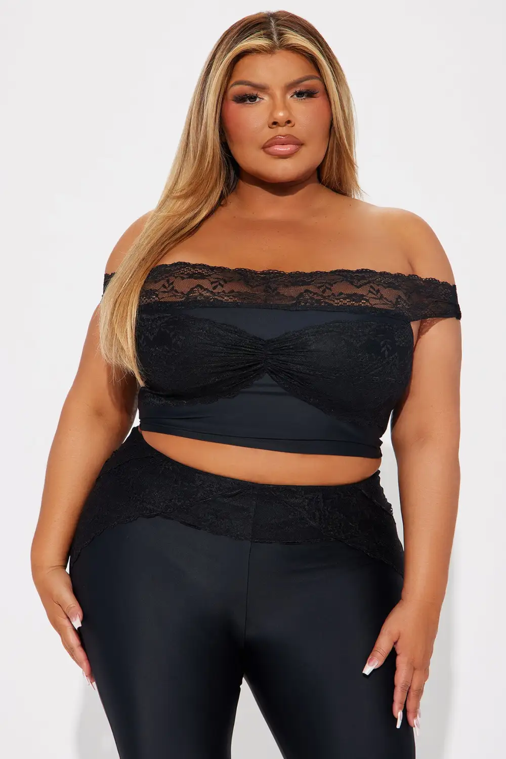 Lost In Love Legging Set - Black