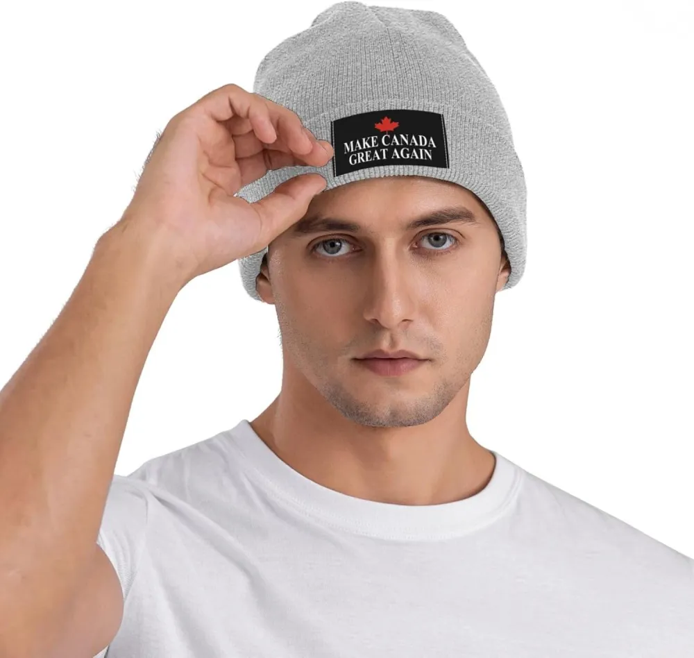 Make Canada Great Again Winter Beanie Knit Hats Unisex Thermal Hat