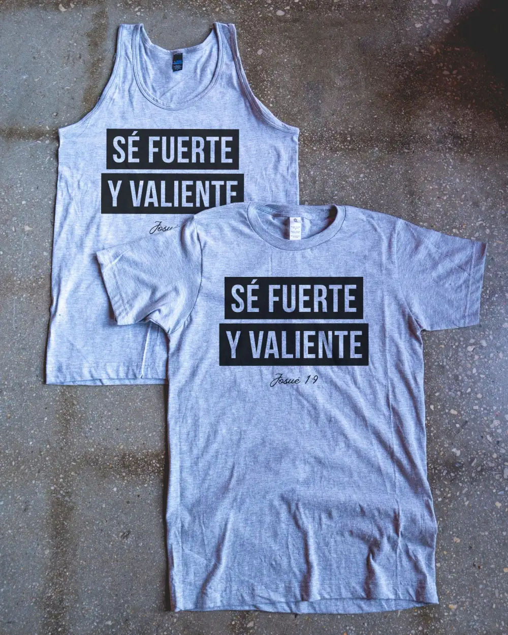 Sé Fuerte Y Valiente Adult Box T-Shirt