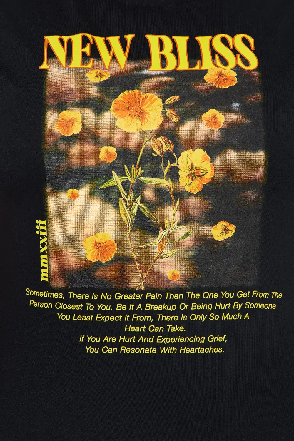 New Bliss Graphic Tee - Black