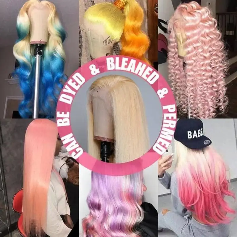 CheetahBeauty 40 Inch Straight 613 Blonde Long Human Hair HD Transparent Lace Wig