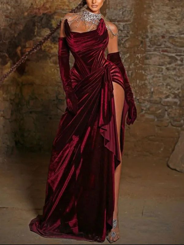 Sheath vintage gingham temperament women's dress