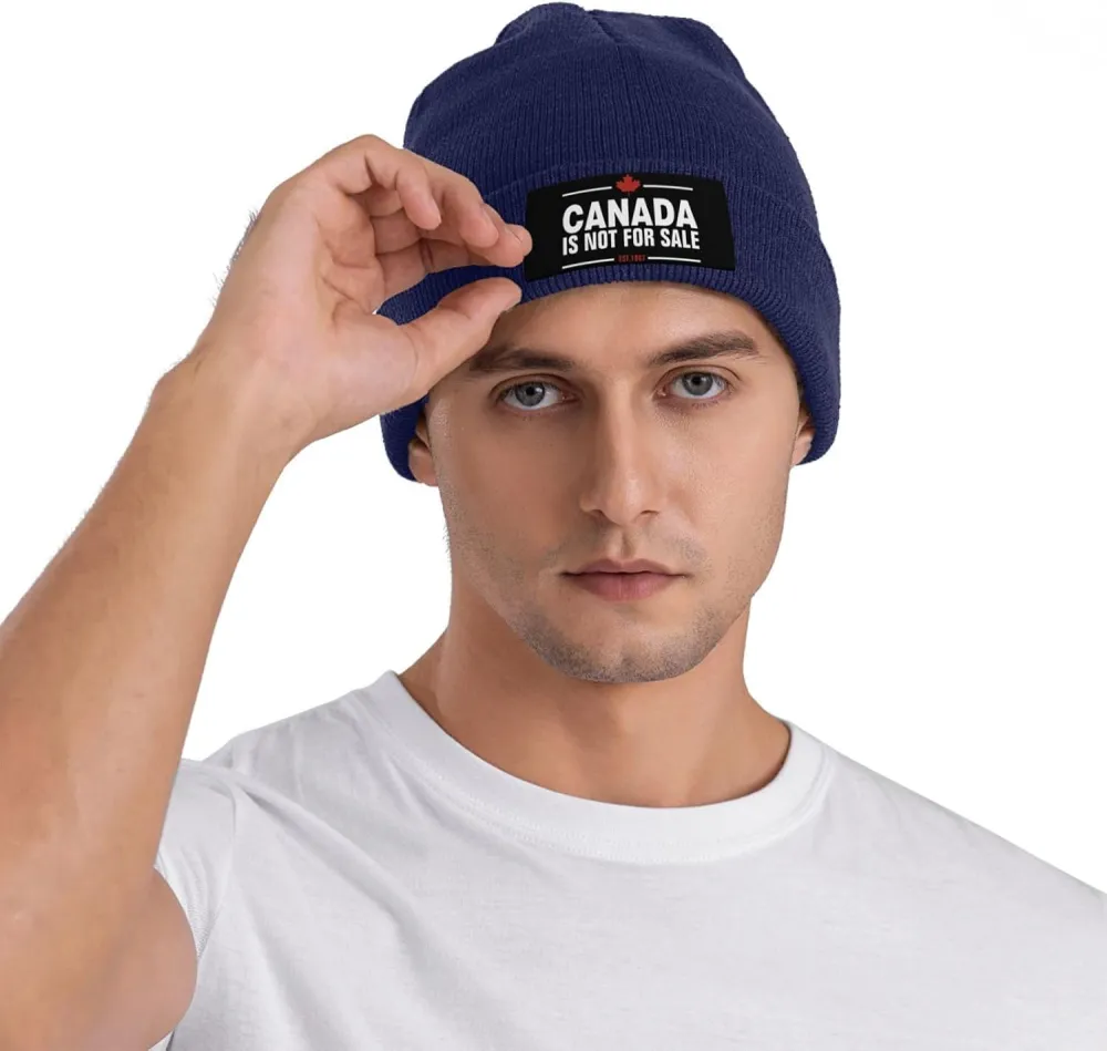 Canada is Not for Sale Unisex Beanie Knit Hat Winter Warm Skull Cap