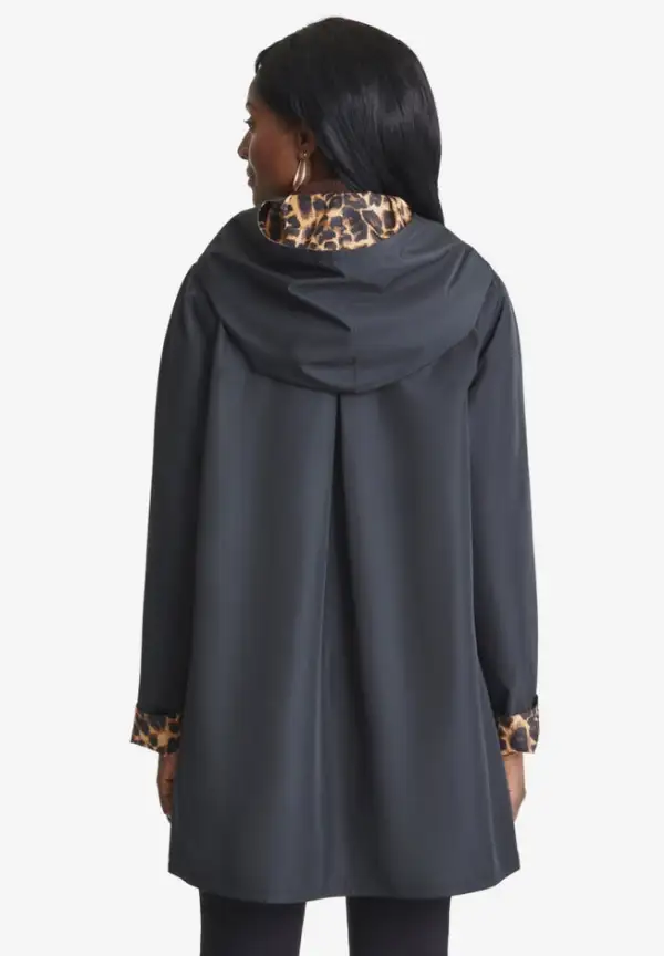 Reversible A-Line Raincoat