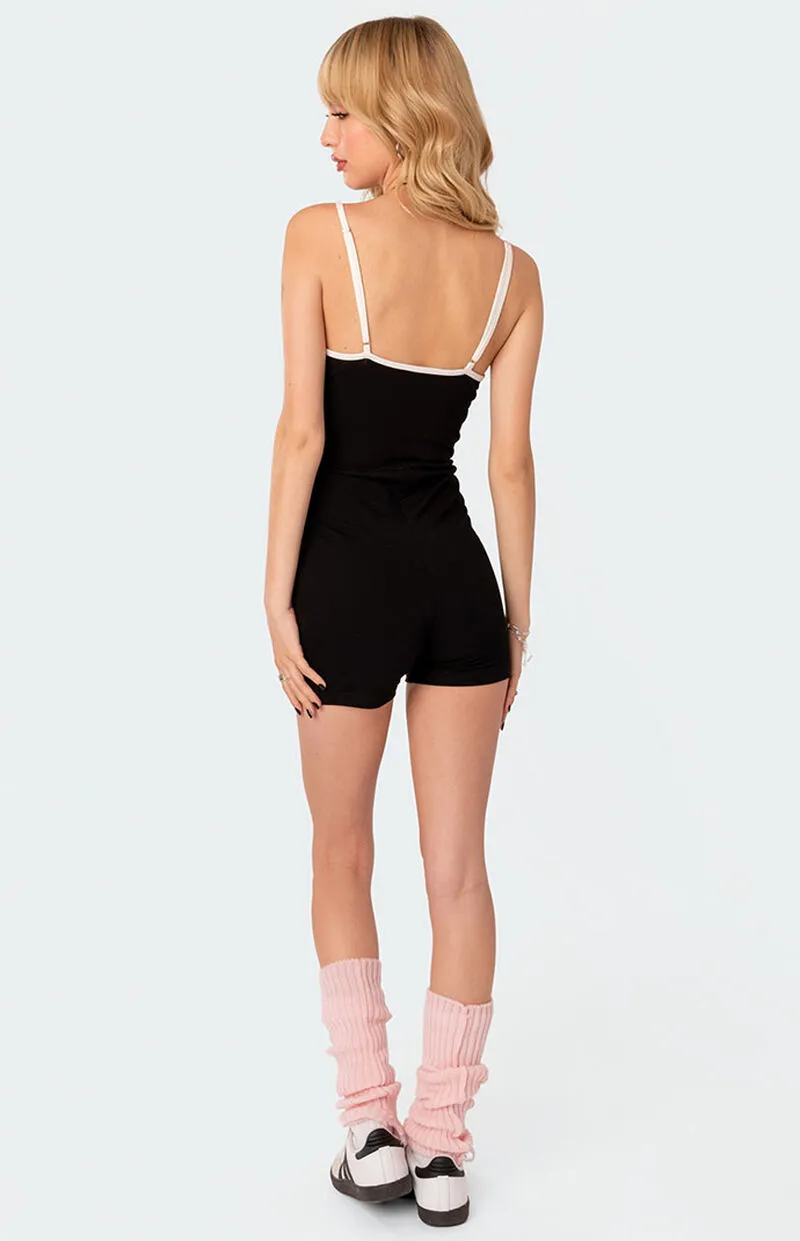 Edikted Basics Contrast Romper