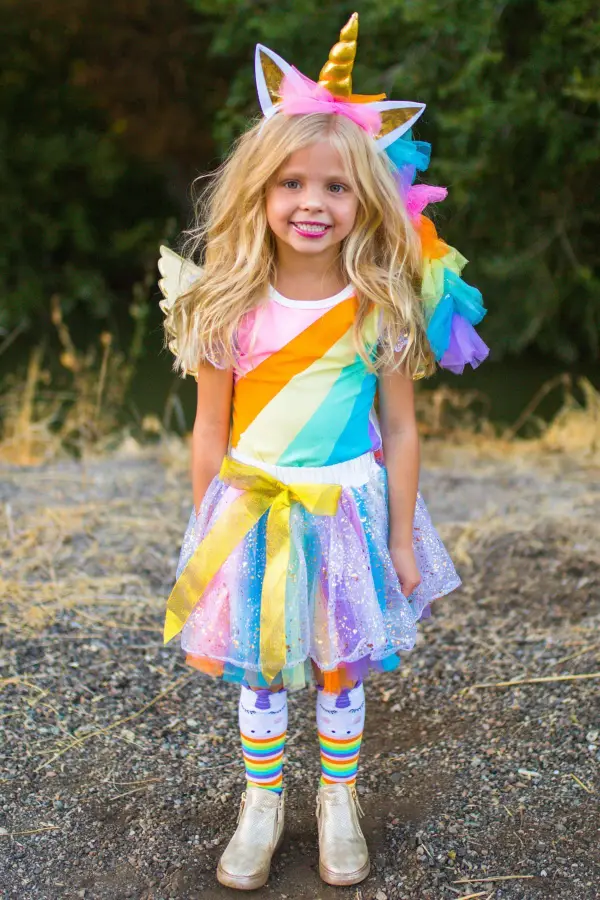Mom & Me Unicorn Costume - INCLUDES COMPLETE 4 PC SET!