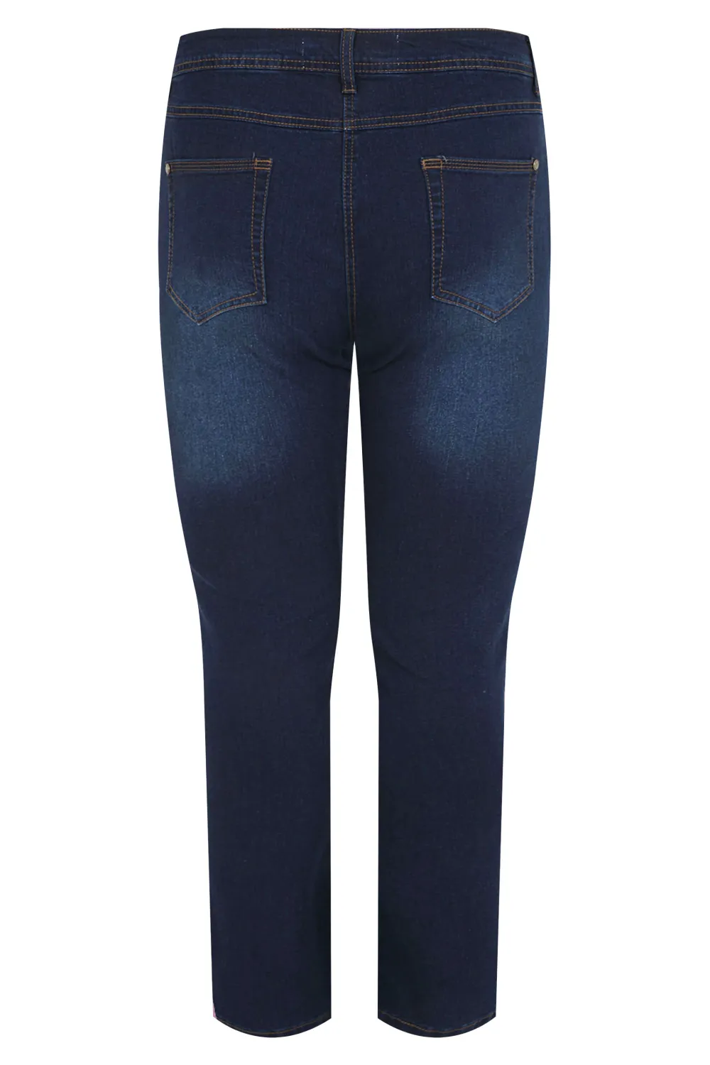 YOURS Curve Indigo Blue Straight Leg Fit Stretch RUBY Jeans