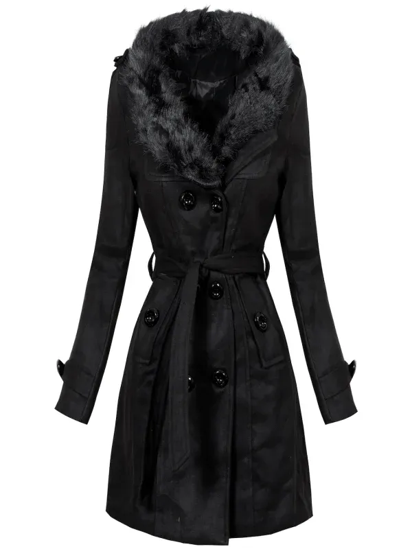 ELEGANT COAT HALIE white