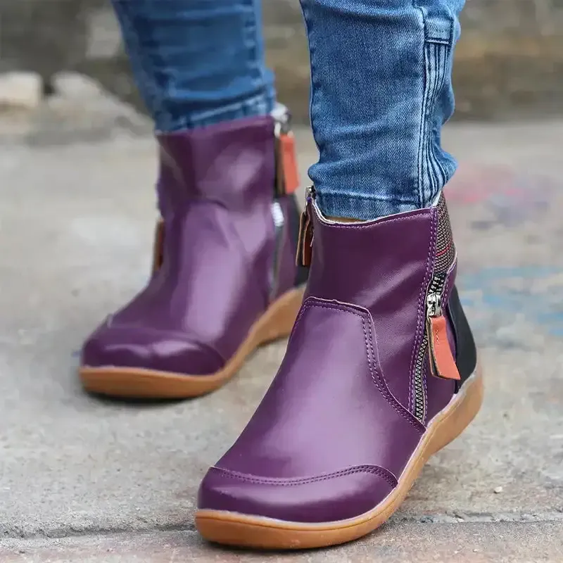 Ellen | Premium Zipper Orthopedic Waterproof Boots