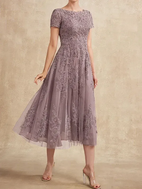elegant lace temperament temperament women's dress