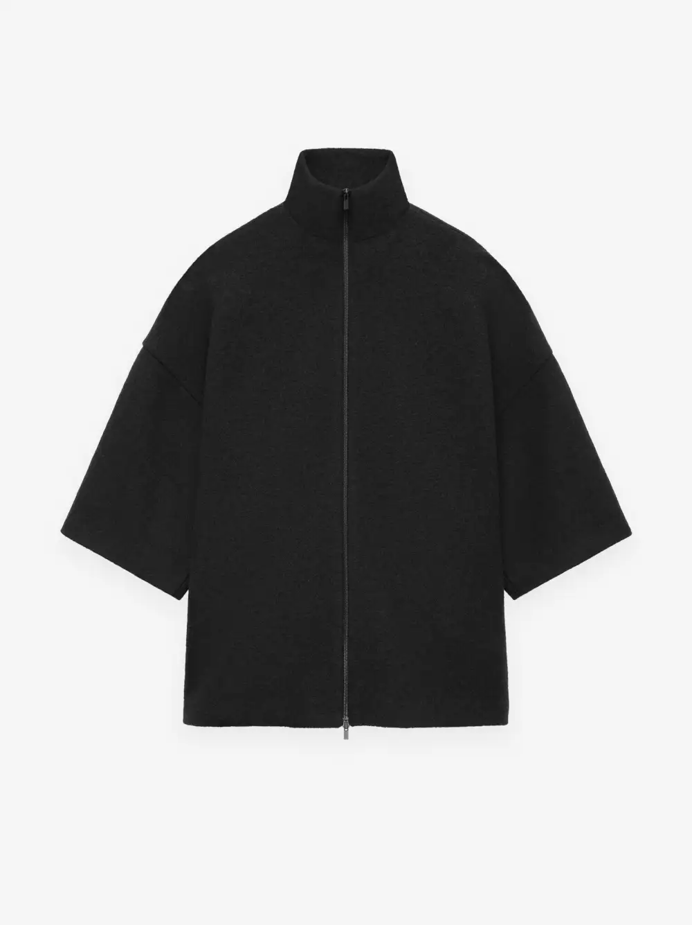 Boiled Wool Short Sleeve Jacket