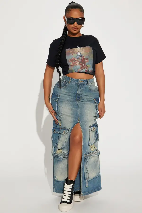 Chance Favors The Bold Tee - Black