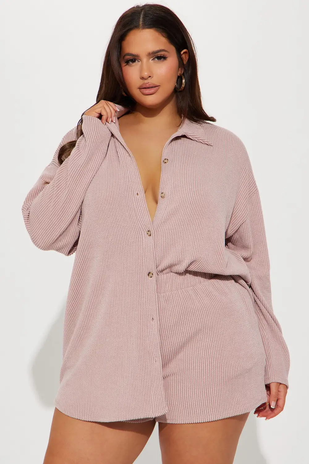 Bianca Short Set - Taupe