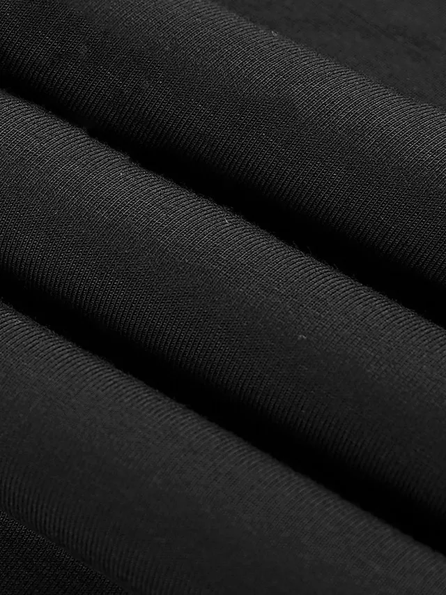 Women's T Shirt Dress Tee Dress A Line Dress Geometric Color Block Print Pocket Lace Up Neck Long Dress Maxi Dress Fashion Streetwear Outdoor Daily Long Sleeve Regular Fit Black Yellow Pink Spring