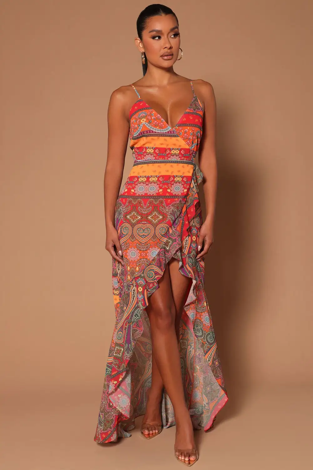 Capri Maxi Dress - Multi Color