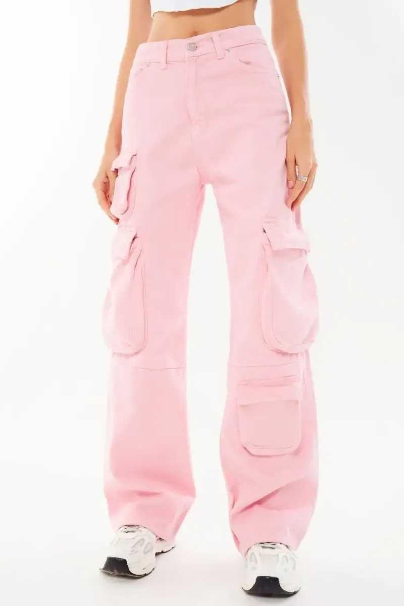 Cargo High Rise Flare Jeans