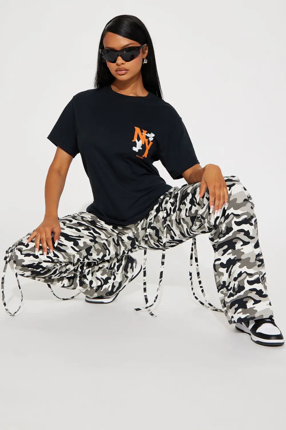 Flyest In The East Short Sleeve Tee - Black/Orange