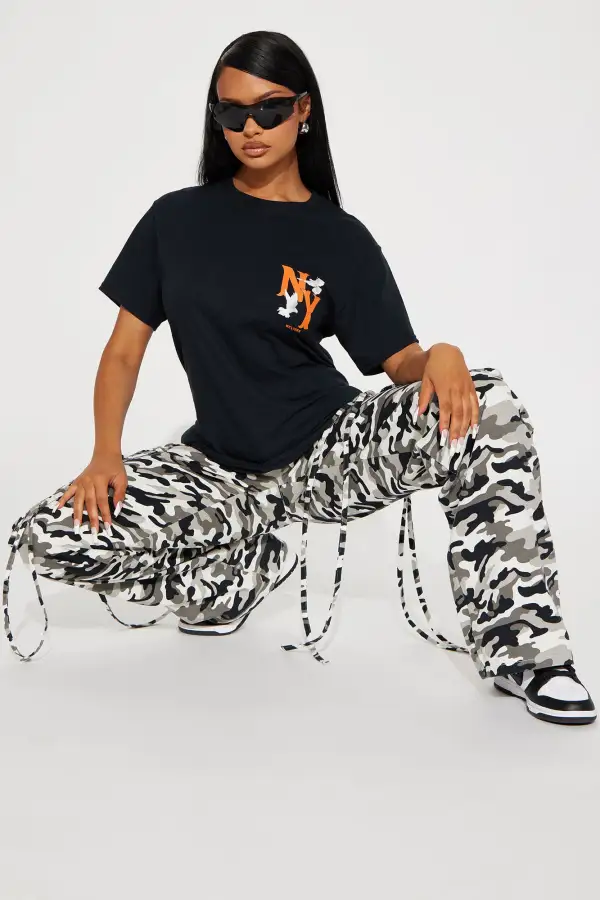 Flyest In The East Short Sleeve Tee - Black/Orange