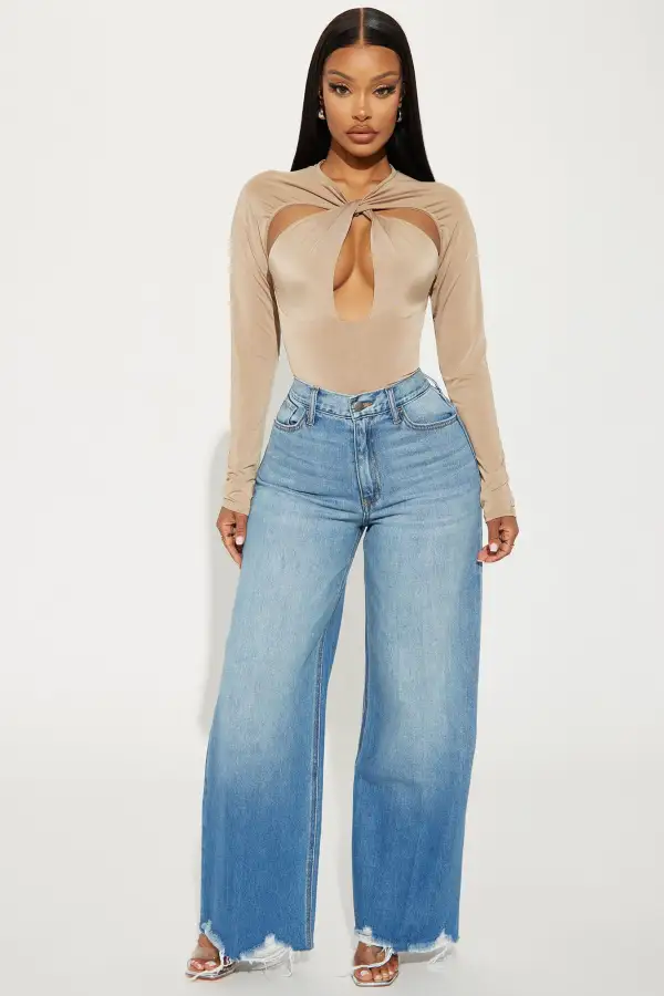 Don't Get It Twisted Bodysuit - Mocha