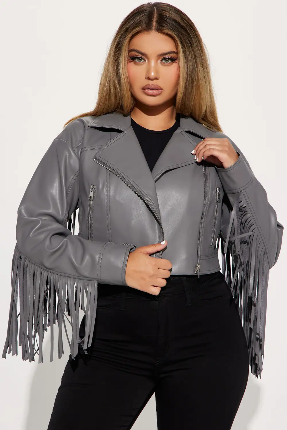 Swing My Way Jacket - Grey