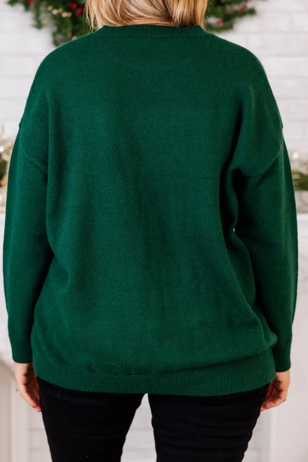 Merrier With A Martini Sweater, Green