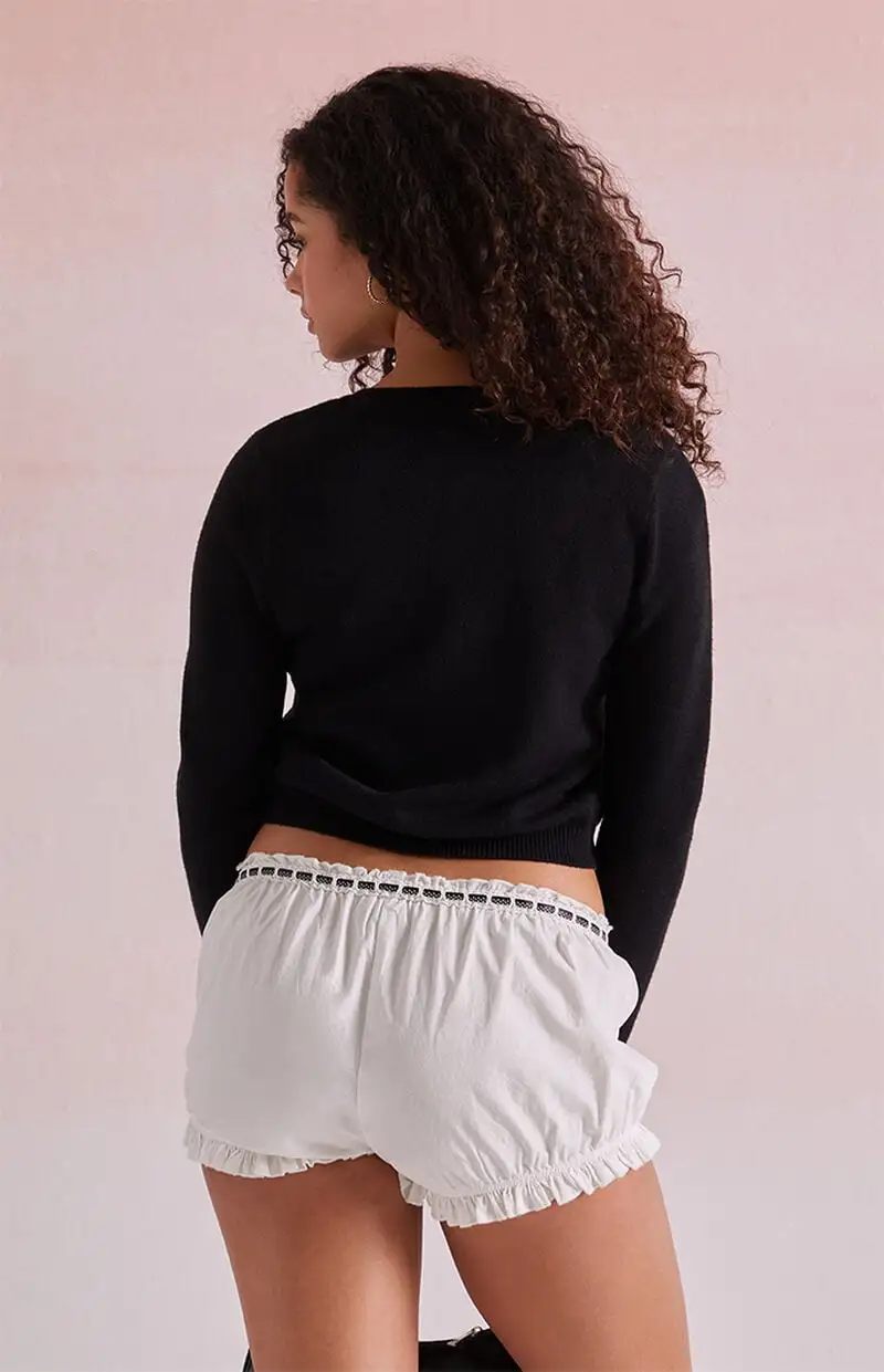 Beverly and Beck Tie Front Bloomer Shorts