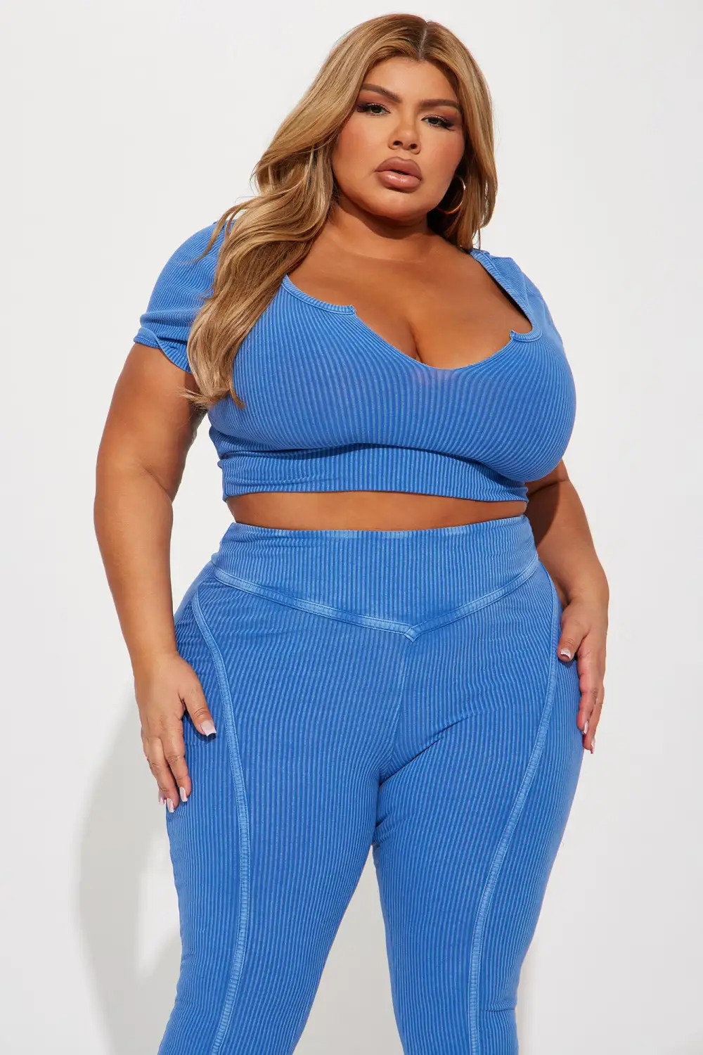 Casual Cassidy Legging Set - Blue