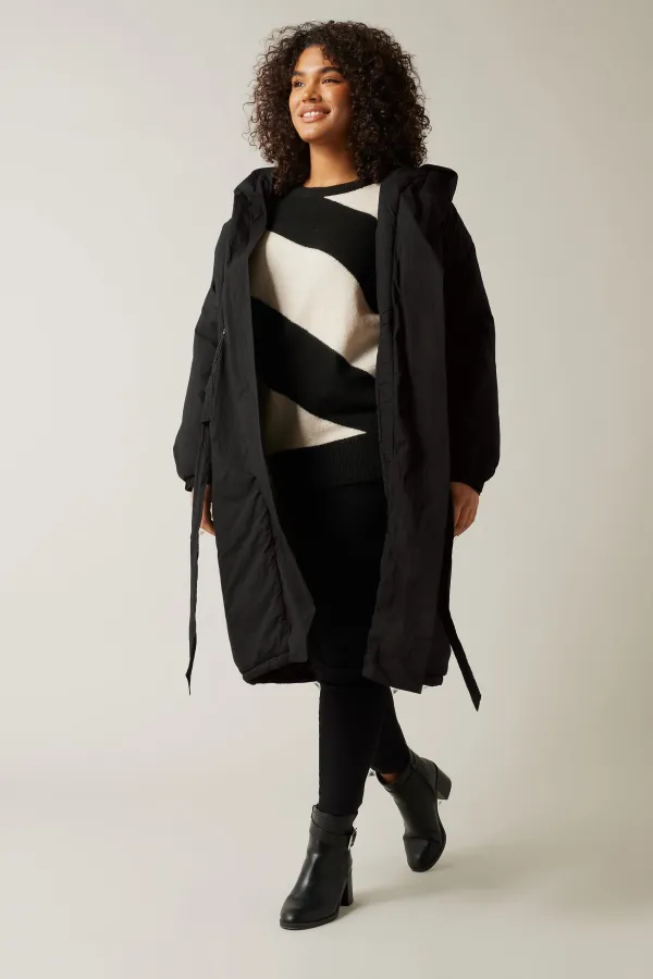 Evans Black Tie Waist Coat