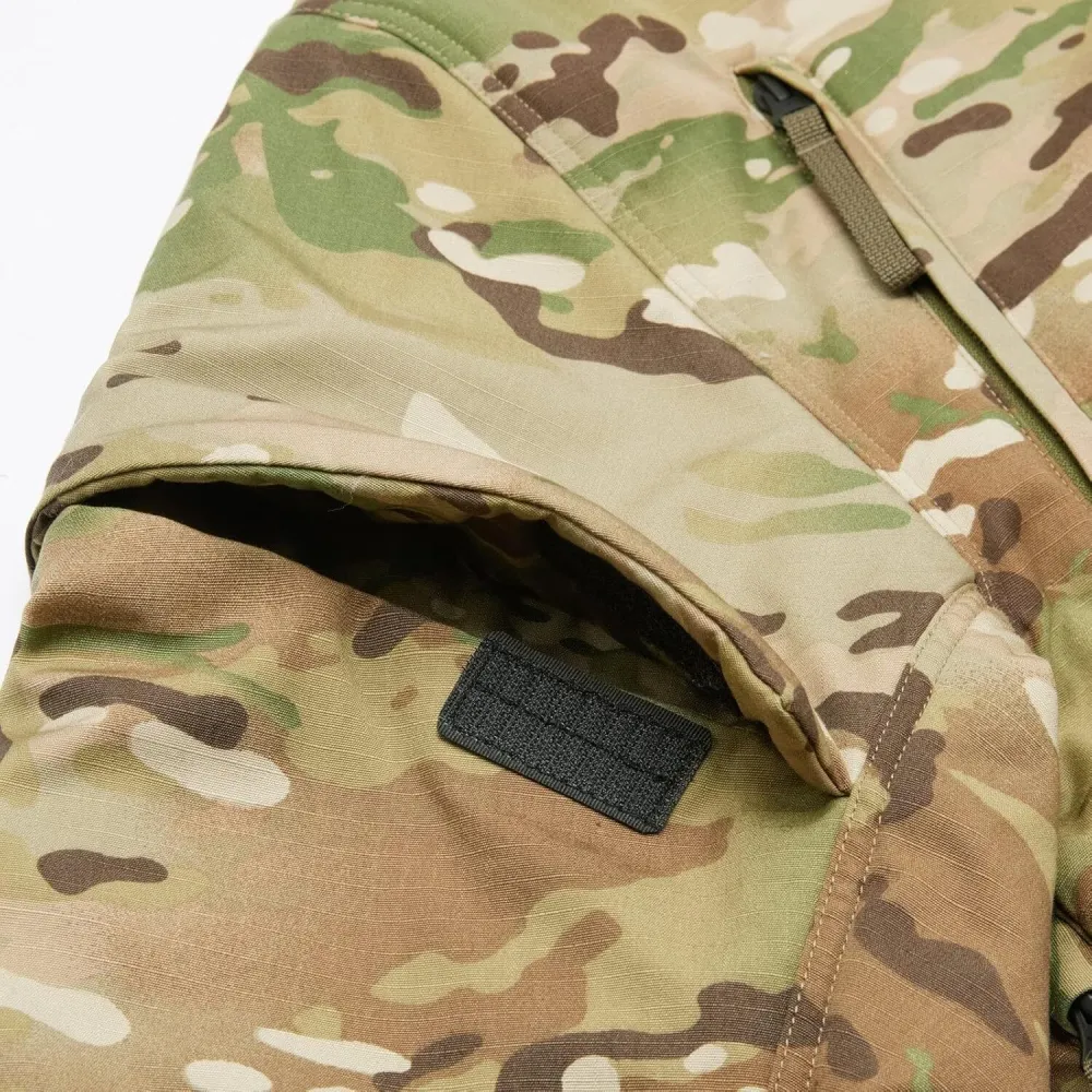 Men's Farthermost Cold-Weather Water-Resistant Weatherproof Insulated Warm Cotton-Nylon Shell Tactical Jacket