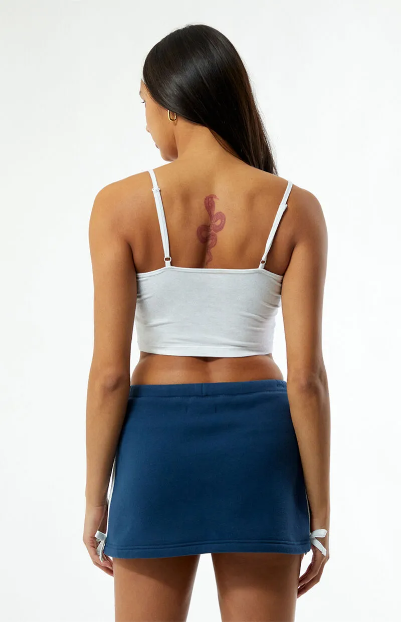 PacSun Bowtie Sweat Mini Skirt