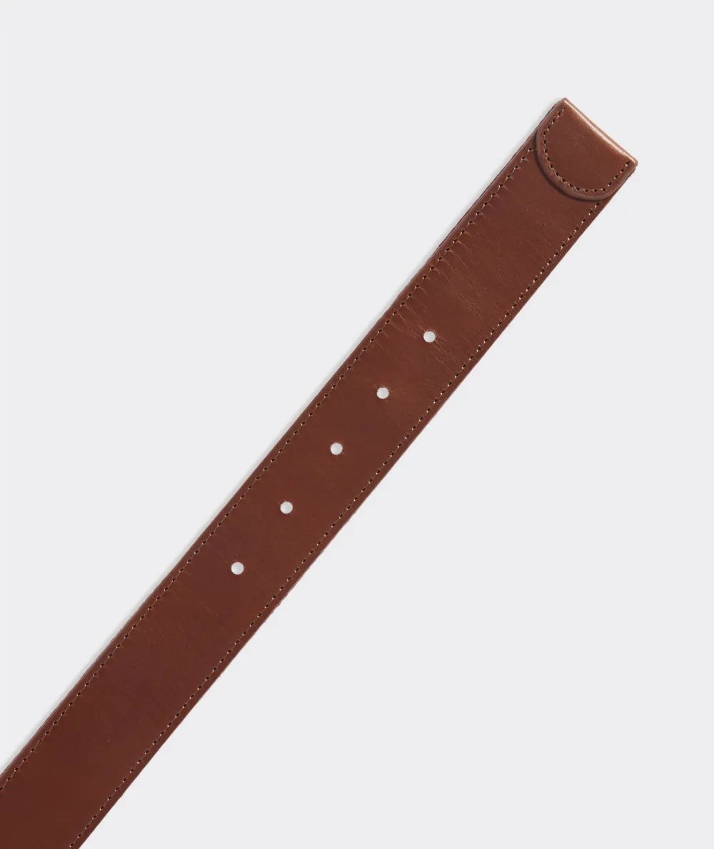 Leather & Webbing Reversible Belt