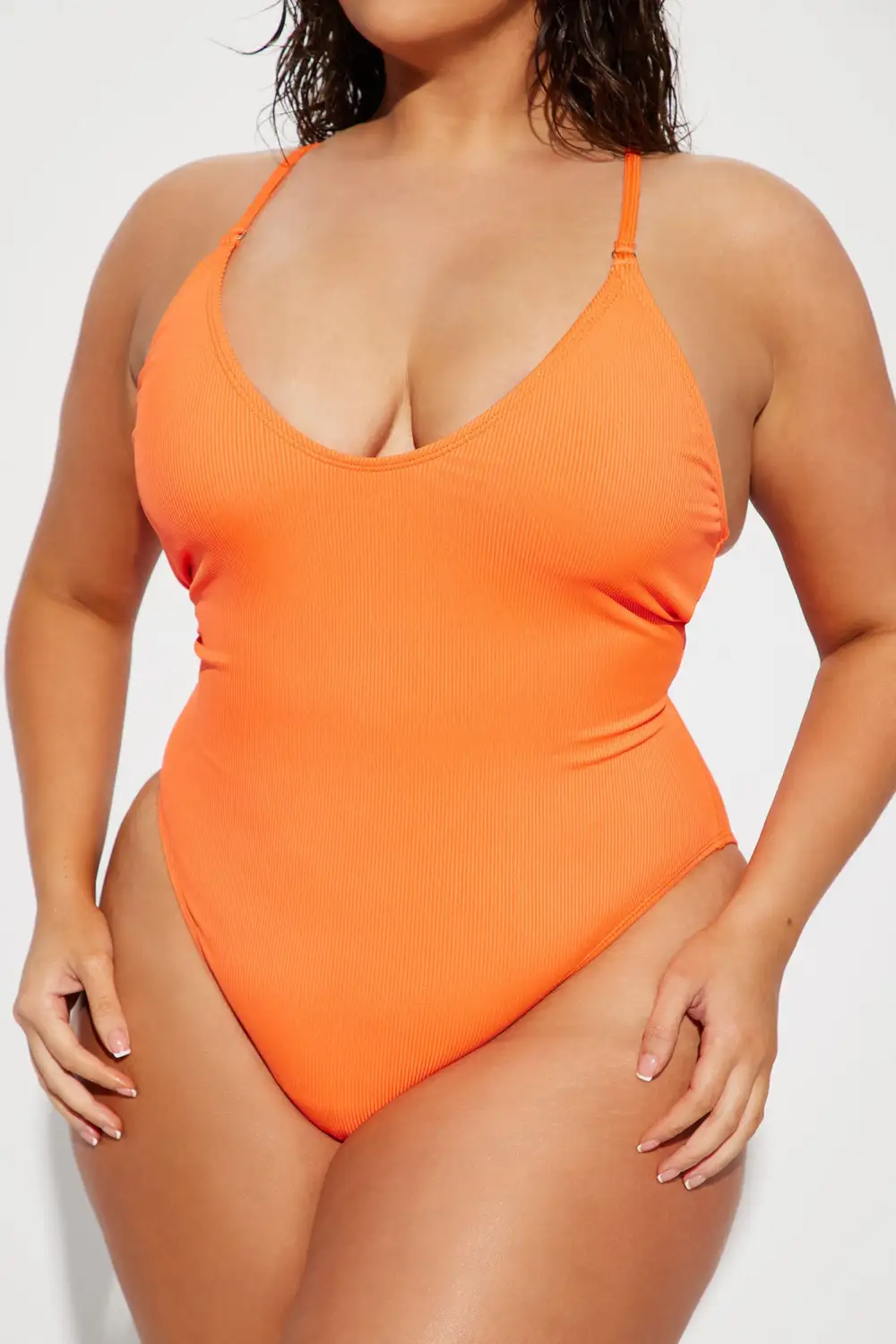 Davina 1 Piece Swimsuit  - Orange