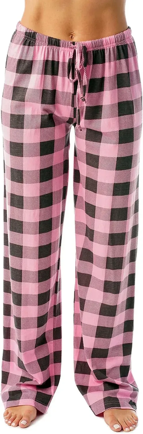 Women Pajama Pants Sleepwear Buffalo Plaid Pajamas