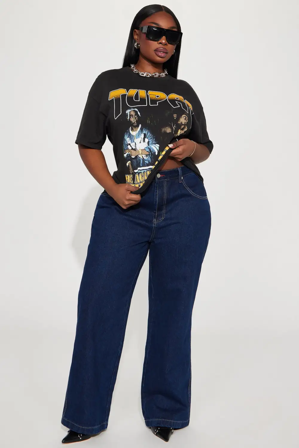 Tupac Me Against The World Tee - Black