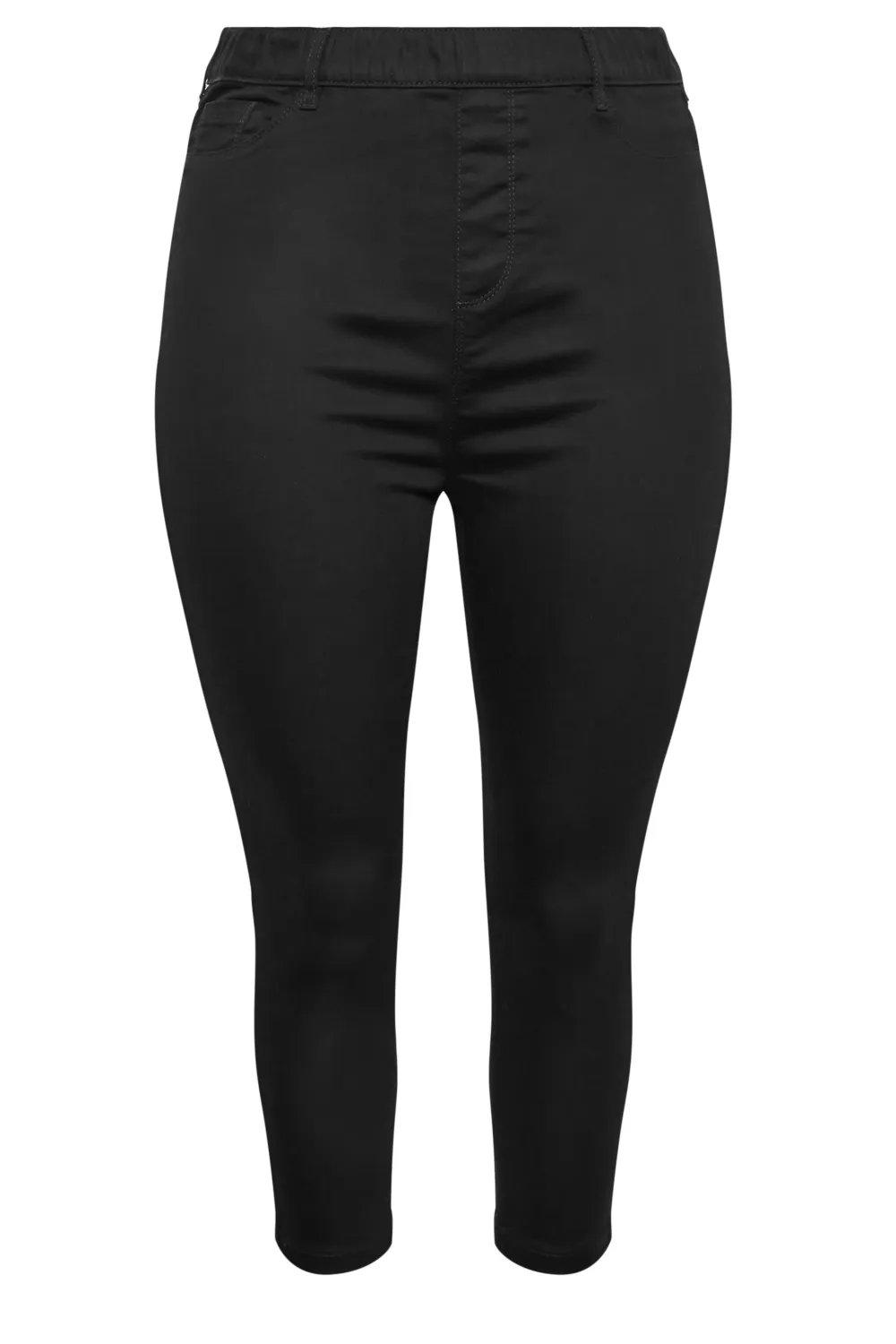YOURS Curve Rose Pink Cropped Stretch GRACE Jeggings