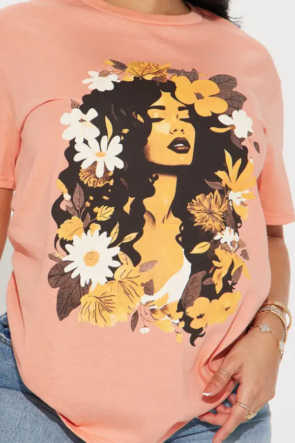 Inner Peace Graphic Tee - Blush