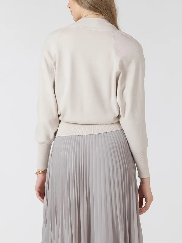 V-Neck Button Front Cardigan