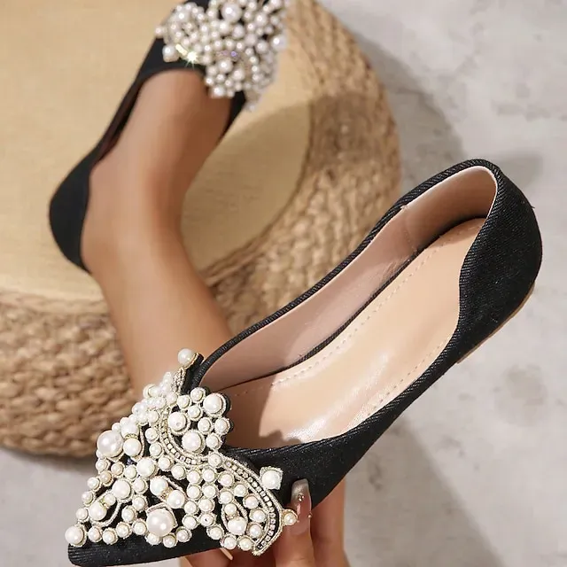 Women's Pearl Stud Earrings Fine Jewelry Classic Precious Stylish Romantic Earrings Jewelry Silver For Gift Festival 1 Pair