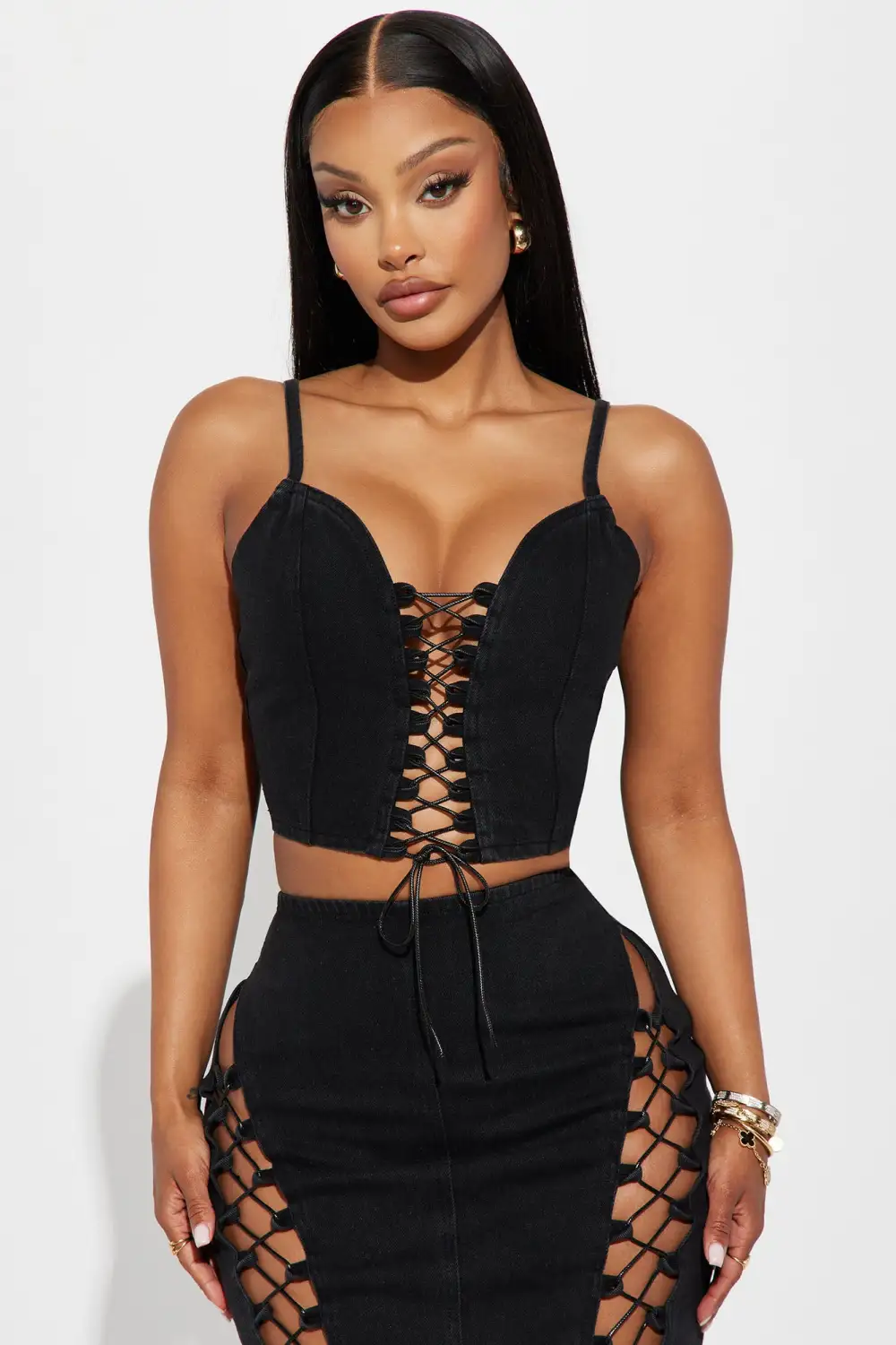 The One And Only Skirt Set - Black
