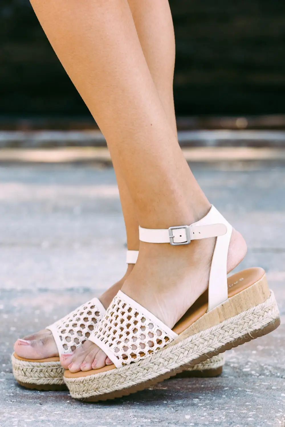 Keep Your Promise White Wedges