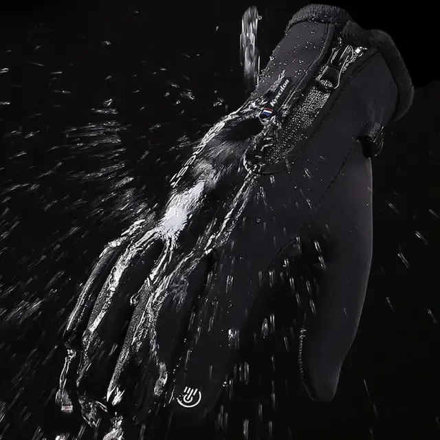 Waterproof, electrostatic touchscreen, winter warm gloves