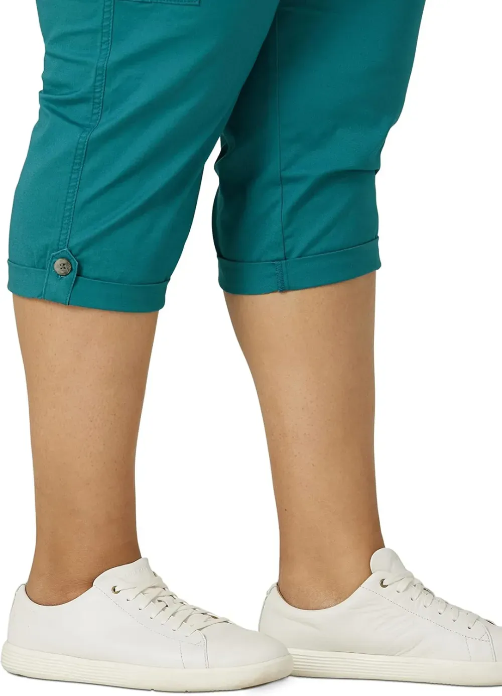 Lee Women's Plus Size Ultra Lux Comfort with Flex-to-go Cargo Capri Pant