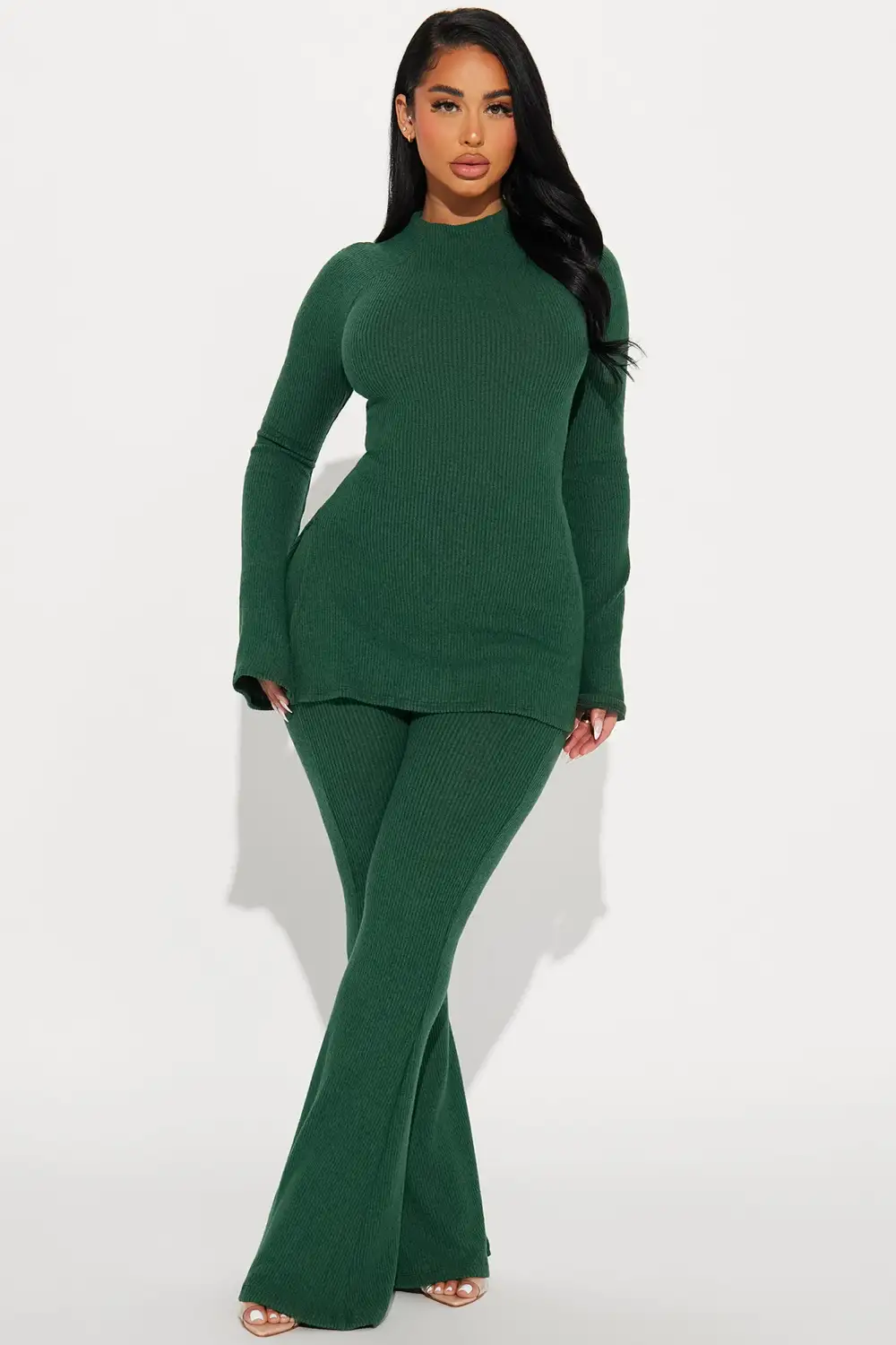 Clarissa Cozy Pant Set - Hunter
