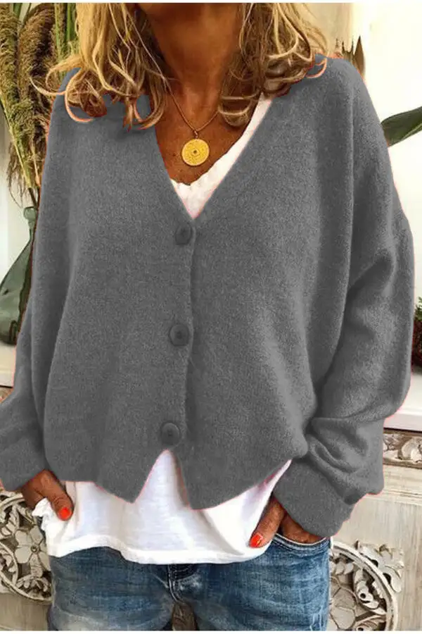 Casual Loose Knitted Cardigan