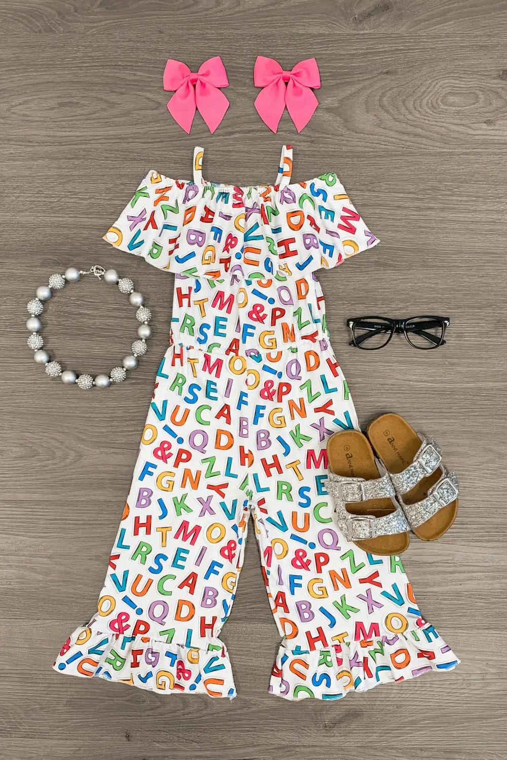 Multi-Color Alphabet Romper
