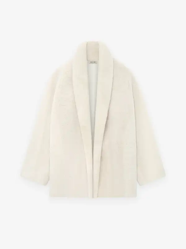 Sherpa Shawl Collar Jacket