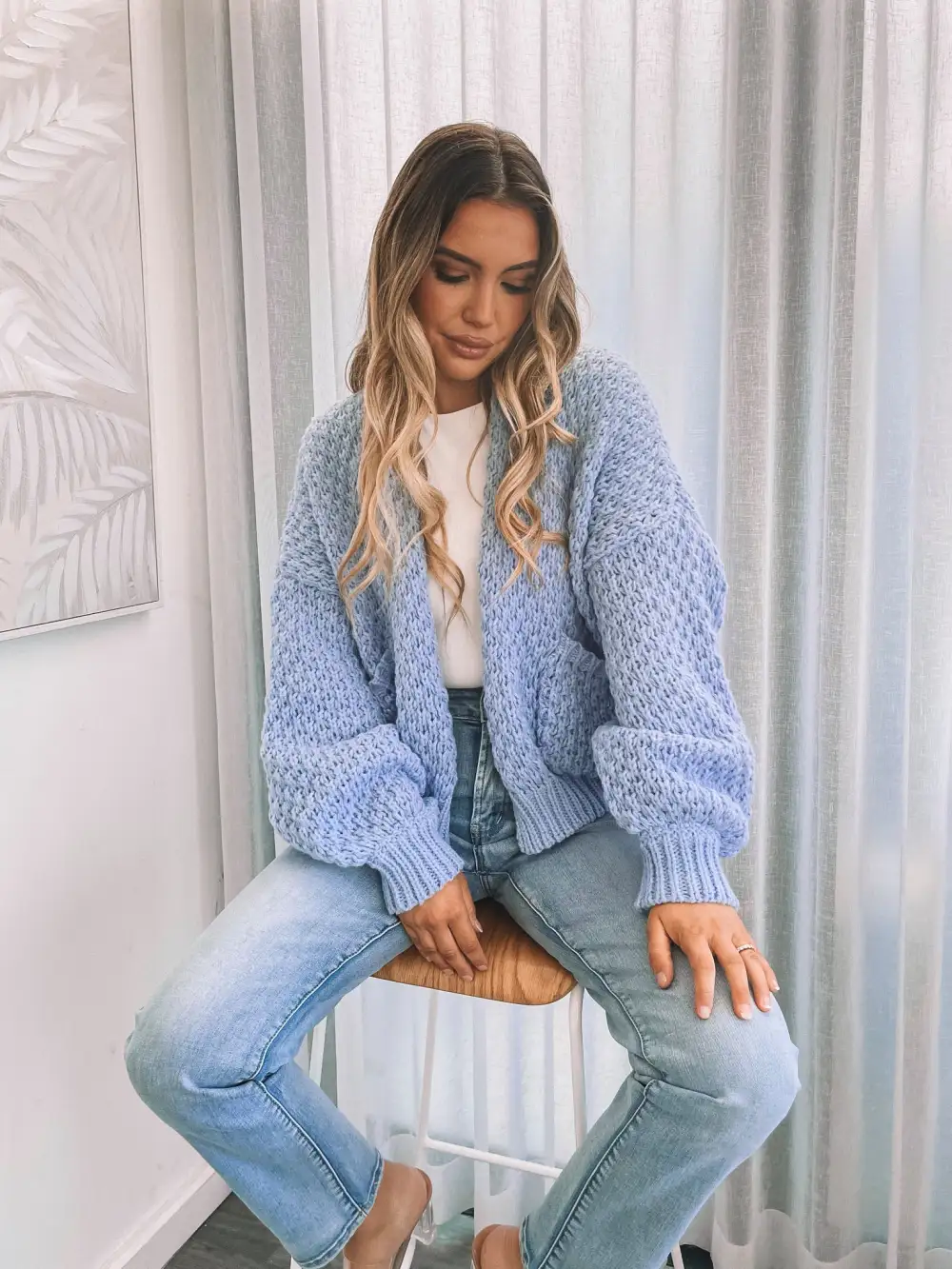 Dorine Cardigan - Blue