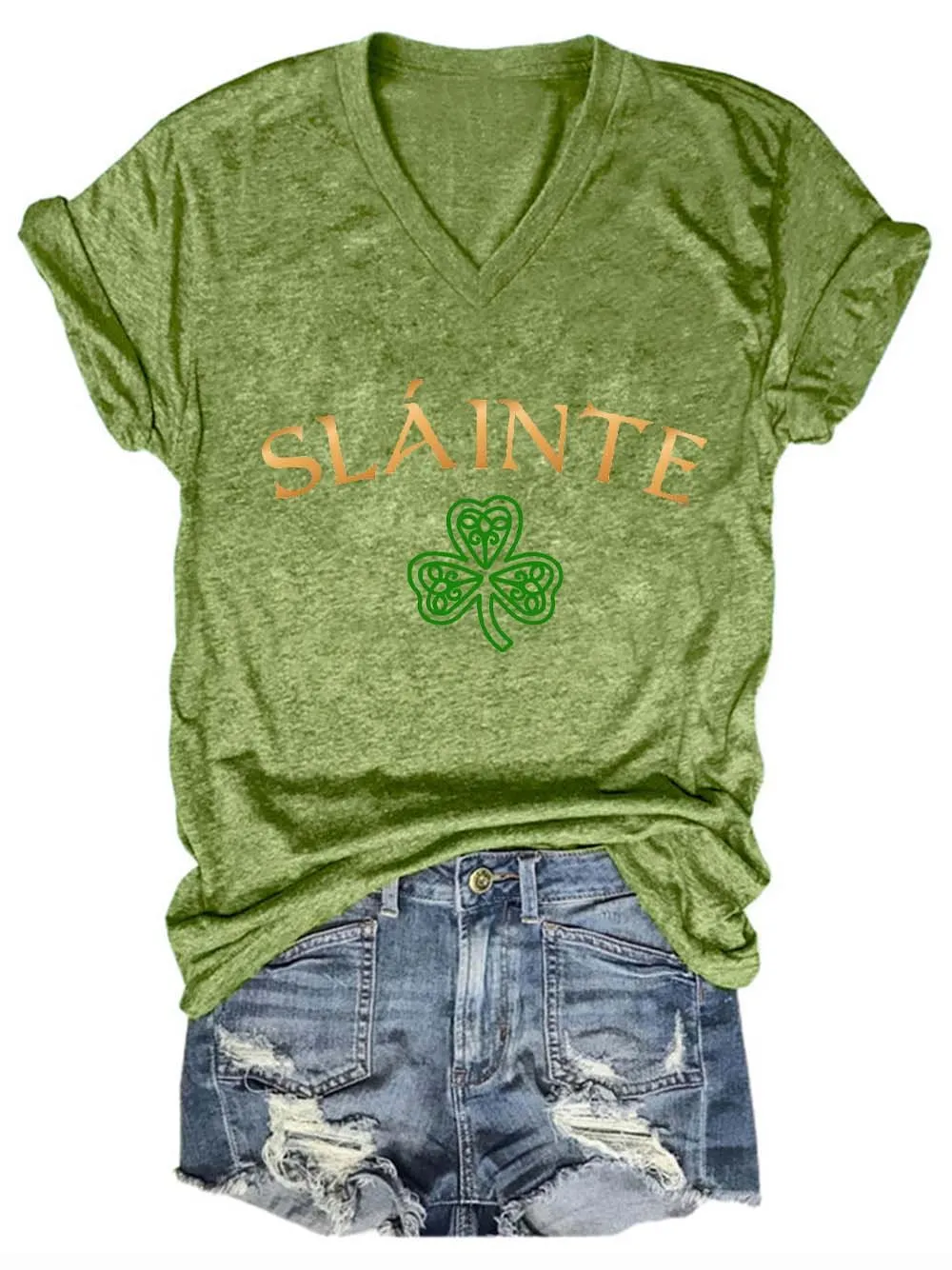 Women's Slainte St. Patrick's DayPrint T-Shirt