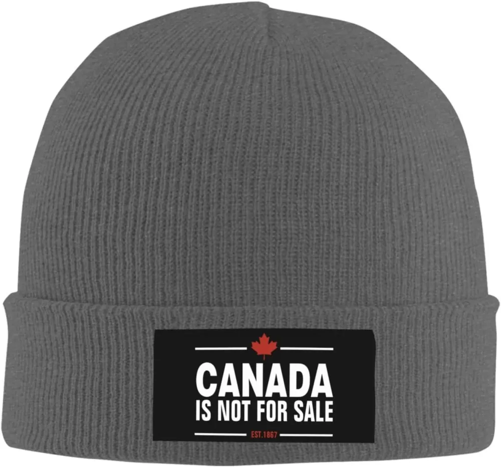 Canada is Not for Sale Unisex Beanie Knit Hat Winter Warm Skull Cap