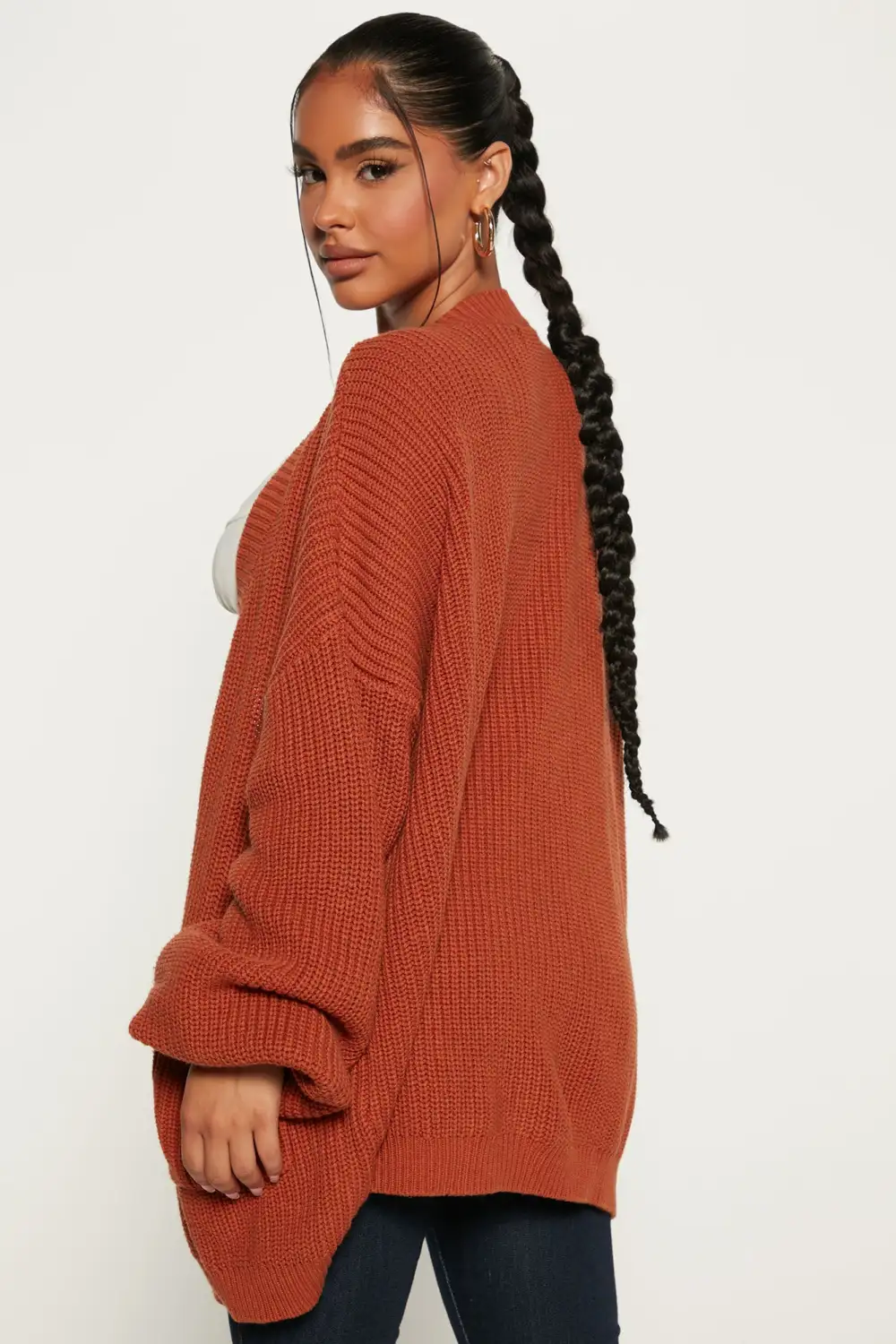 Be My Boyfriend Cardigan - Mocha